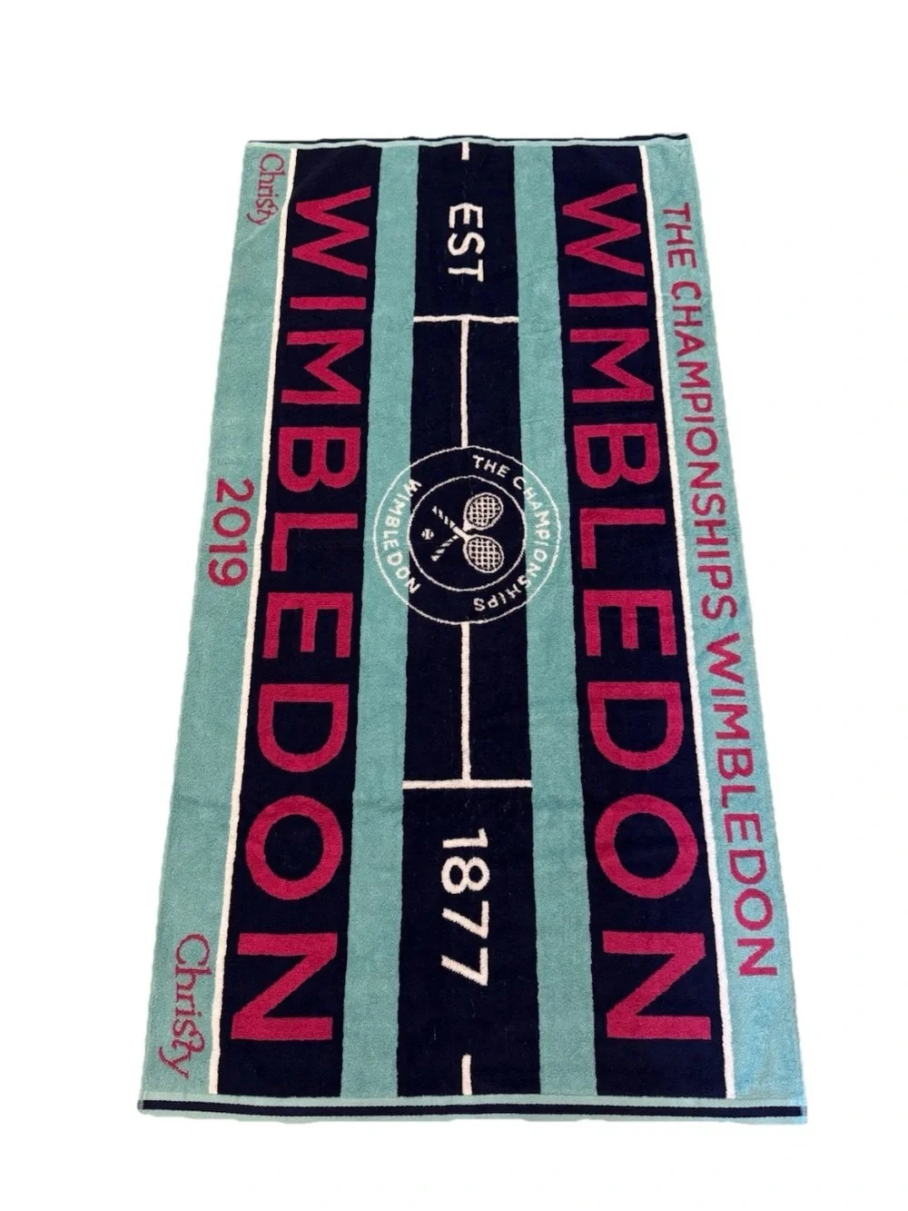NWT Official Wimbledon The Championship 2019 Ladies Towel  Full Sz Christy